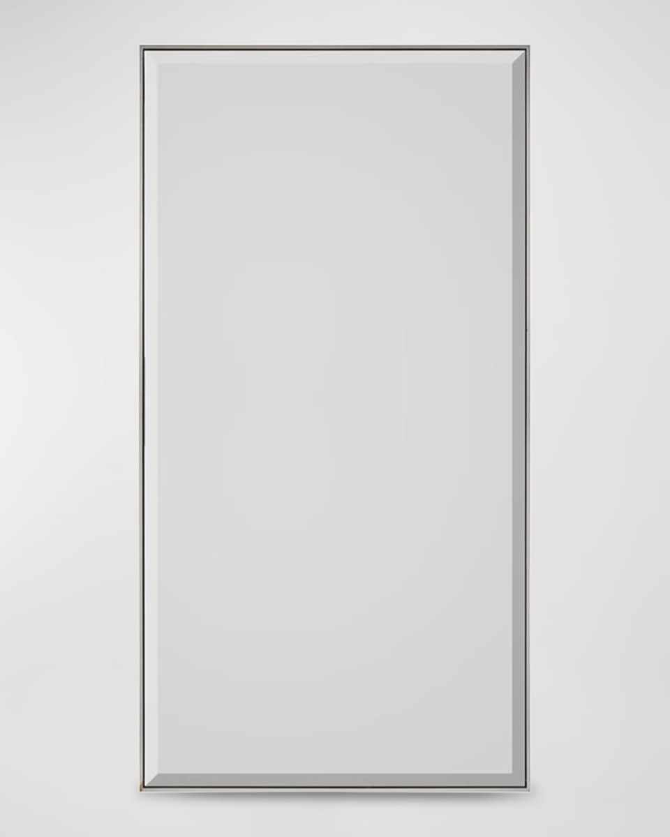 Silver Floater Beveled Mirror
